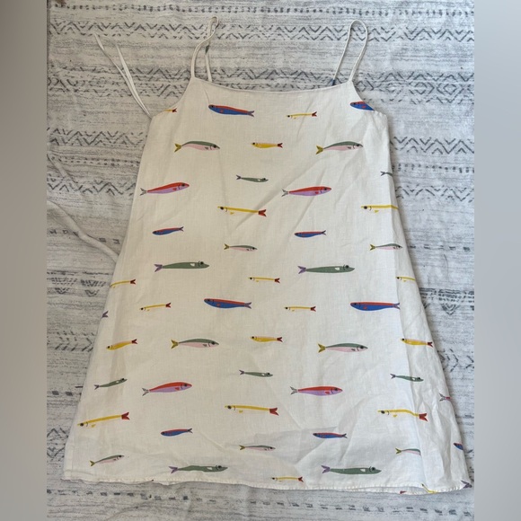 STAUD Laura Linen Colorful Fish Print Mini Dress is available for purchase  on au PAY Market - Imported Goods Online Store Co.Ltd. | au PAY Market -  Online Shopping Site
